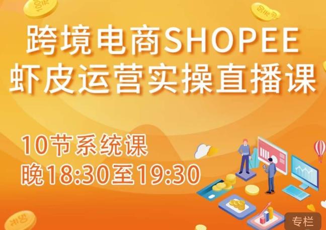 跨境电商Shopee虾皮运营实操直播课,从零开始学,入门到精通(10节系统课)-第一资源库