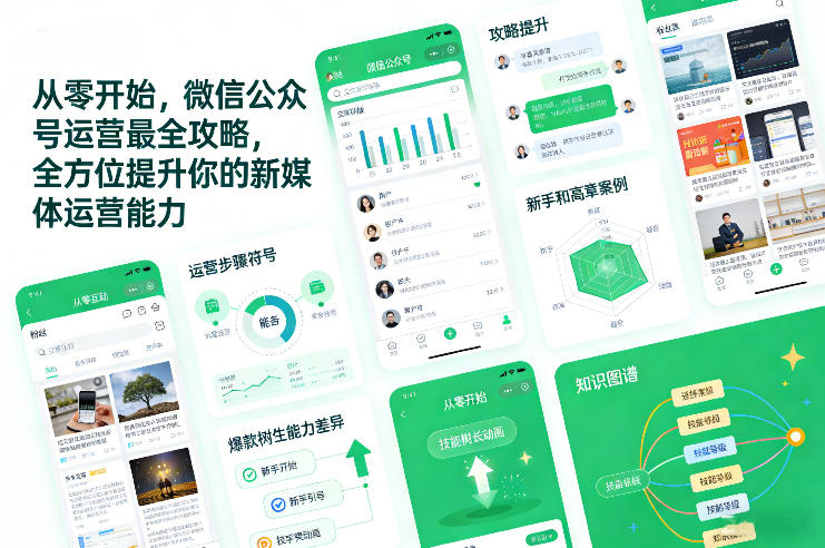 从零开始，微信公众号运营最全攻略，全方位提升你的新媒体运营能力-第一资源库