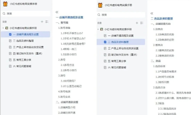 小红书虚拟电商实操手册，3万字保姆级教学，3个月从0賺到1w+-第一资源库