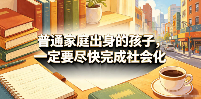 付费文章：普通家庭出身的孩子，一定要尽快完成社会化-第一资源库