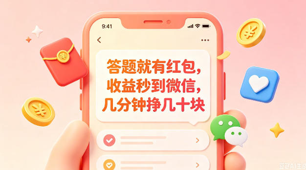 答题就有红包，收益秒到微信，几分钟挣几十块，学生党上班族宝妈都可以玩【揭秘】-第一资源库
