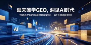 跟夫唯学GEO，洞见AI时代，把复杂技术“蒸馏”成通俗易懂的实操方法，一起开启全新的探索征程-第一资源库