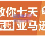 晟尧跨境·教你七天玩赚亚马逊,教你轻松玩赚亚马逊,适合小白学习-第一资源库