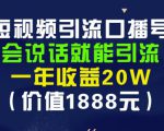安妈·短视频引流口播号,会说话就能引流,一年收益20W(价值1888元)-第一资源库