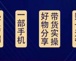 好物分享高阶实操课：0基础一部手机做好好物分享带货（24节课）-第一资源库