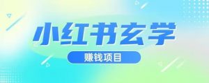 小红书玄学项目,直接上手操作,日入500【揭秘】-第一资源库