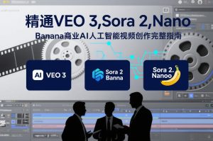精通VEO 3，Sora 2，Nano Banana商业AI人工智能视频创作完整指南-第一资源库