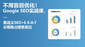 不用盲目优化!Google SEO实战课,靠语义SEO+E-E-A-T,长期稳占搜索高位-第一资源库