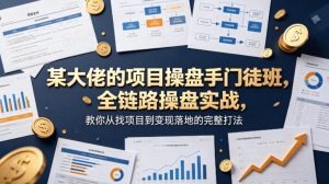 某大佬的项目操盘手门徒班，全链路操盘实战，教你从找项目到变现落地的完整打法-第一资源库