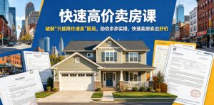 快速高价卖房课,破解“只能降价速卖”困局,助你步步实操,快速卖房卖出好价(更新2026)-第一资源库
