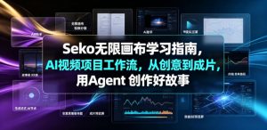 Seko无限画布学习指南,AI视频项目工作流,从创意到成片,用Agent 创作好故事-第一资源库