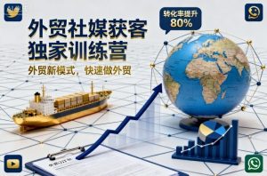 外贸社媒获客独家训练营，外贸新模式，快速做外贸（更新26年6月26日）-第一资源库